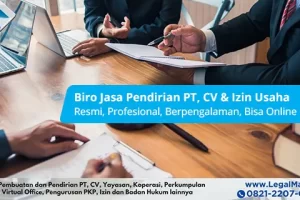 Jasa Pendirian CV Resmi Cepat Bisa Online