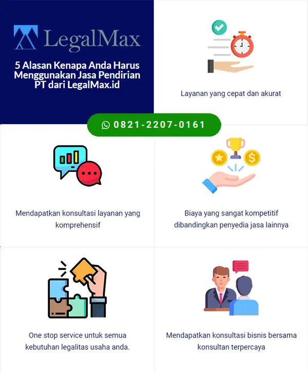 keunggulan dan kelebihan LegalMax sebagai biro jasa pendirian PT CV dan perusahaan