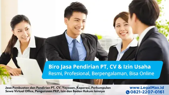 Layanan Pendirian PT Terpercaya